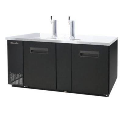 Blueair Bar Equipment BDD69-3B-HC Keg Cooler TWO DOOR 69