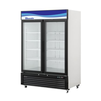 Blueair Glass Door Merchandisers BKGM49-HC Glass Door Merchandiser Refrigerator Two Door