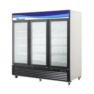 Blueair Glass Door Merchandisers BKGM72-HC Glass Door Merchandiser Refrigerator Three Door