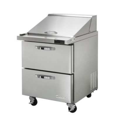 Blueair Prep Tables Drawers Mega Size BLMT28-D2-HC Mega Top Sandwich Prep Drawer Two Drawer