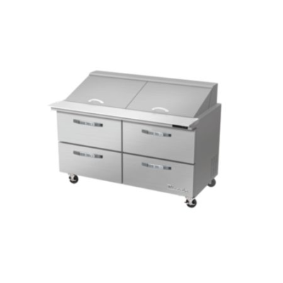 Blueair Prep Tables Drawers Mega Size BLMT60-D4-HC Mega Top Sandwich Prep Drawer Four Drawer 60”