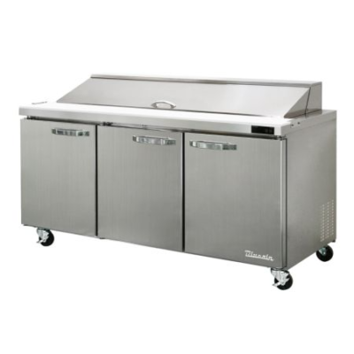 Blueair Prep Tables BLPT72-HC Sandwich Prep Table Three Door 72”