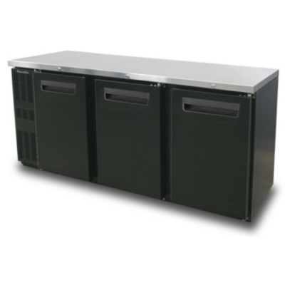 Blueair Bar Equipment BNB-72BT-HC Narrow Back Bar Cooler THREE DOOR 72